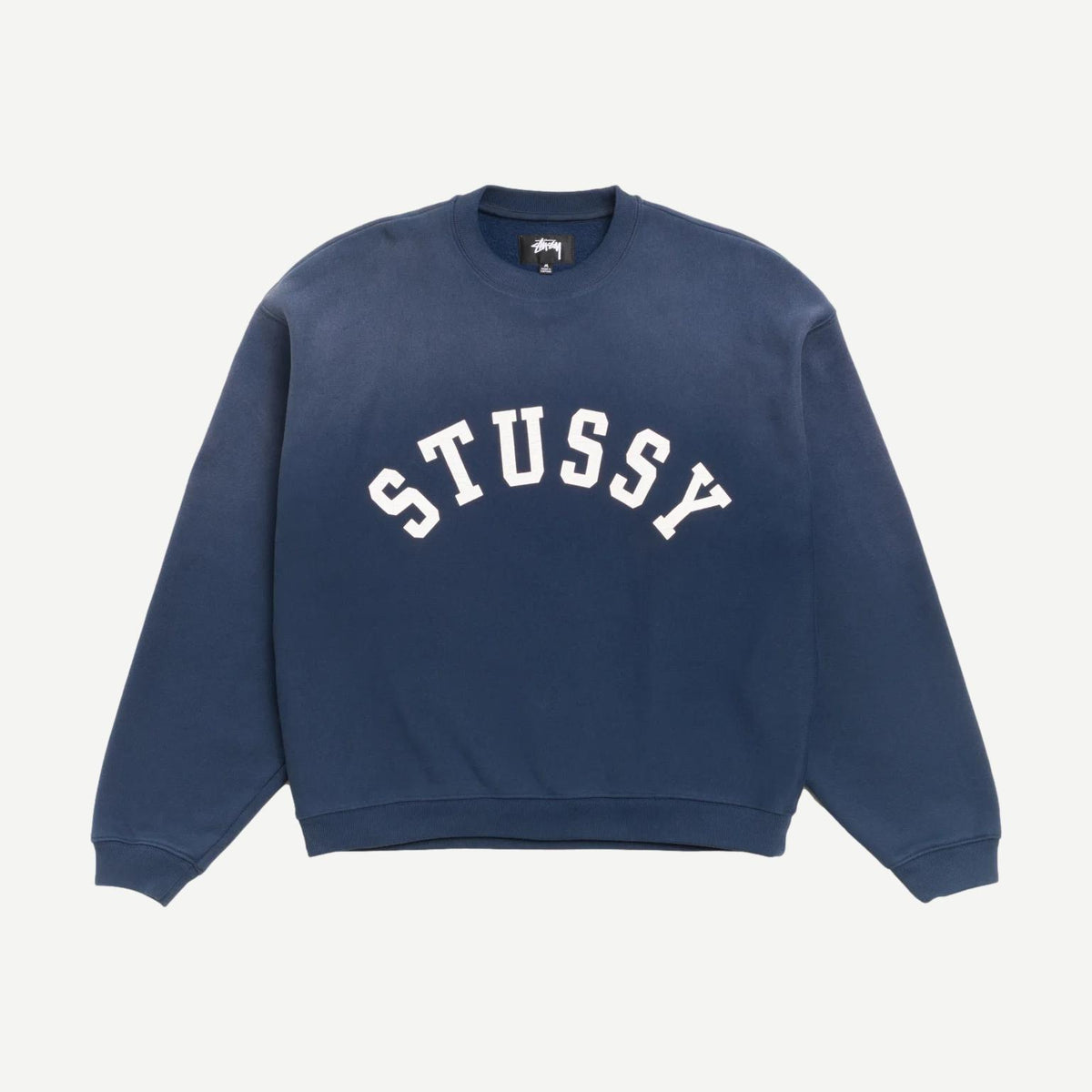 Sun Faded Oversize Crew - Navy - Galvanic.co