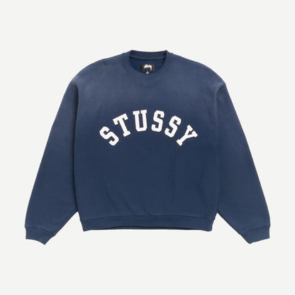 Sun Faded Oversize Crew - Navy - Galvanic.co