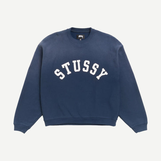 Sun Faded Oversize Crew - Navy - Galvanic.co