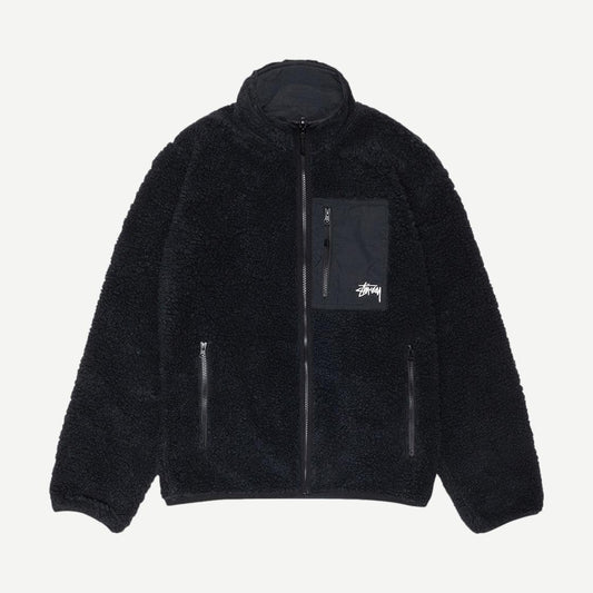 Sherpa Reversible Jacket - Black - Galvanic.co
