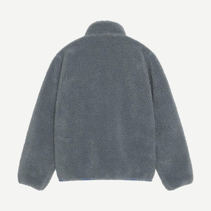 Sherpa Reversible Jacket - Blue Stone