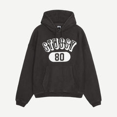 Stussy 80 Relaxed Hood - Washed Black - Galvanic.co