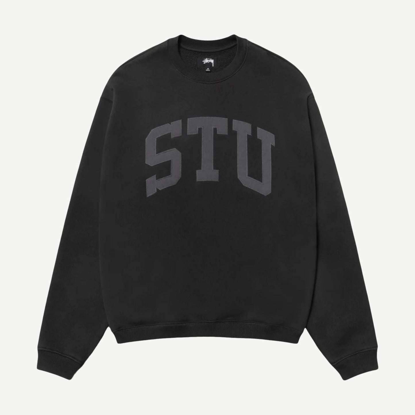 STU Applique Crew - Black - Galvanic.co