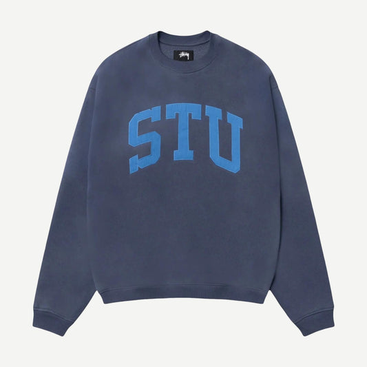 STU Applique Crew - Blue - Galvanic.co