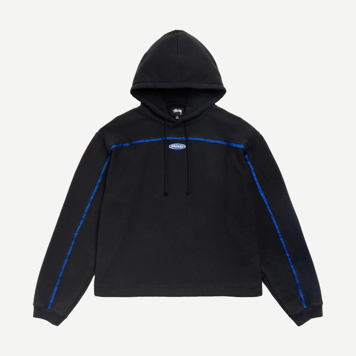 Oval Pullover Hoodie - Black