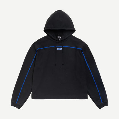 Oval Pullover Hoodie - Black