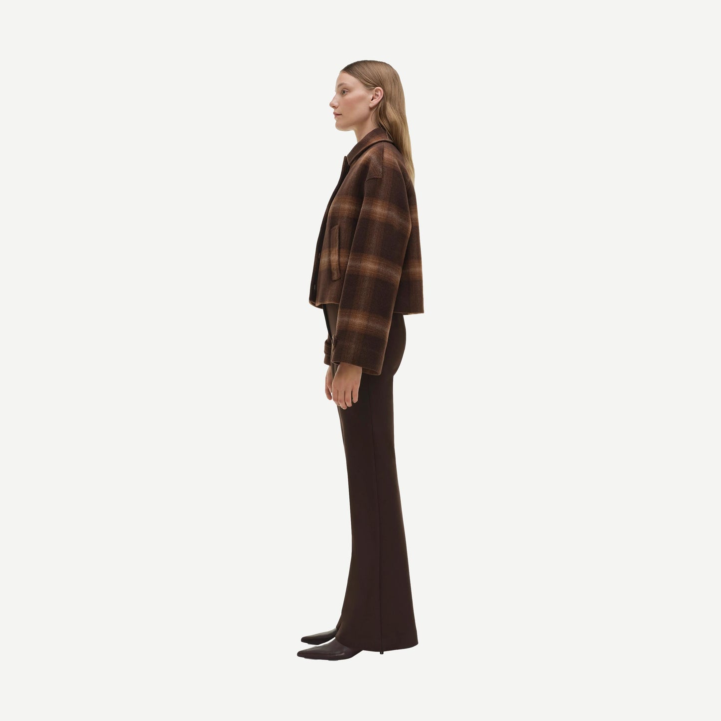 Colby Plaid Jacket - Chocolate Plaid