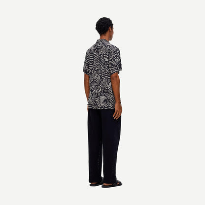 Tar Lorenzo SS Button Up Shirt - Black/White - Galvanic.co