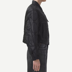 Agolde x Shoreditch Ski Club Iona Quilted Jacket - Black - Galvanic.co