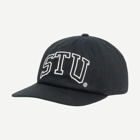 STU Arch Strapback Cap - Shadow Black - Galvanic.co