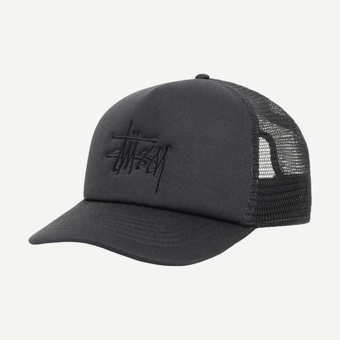 Big Basic Trucker Cap - Shadow Black - Galvanic.co