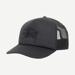 Big Basic Trucker Cap - Shadow Black - Galvanic.co