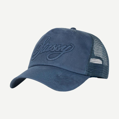 Trucker Cursive Stitch - Galvanic.co