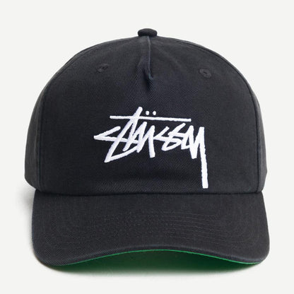 Big Stock Mid Depth Cap - Black