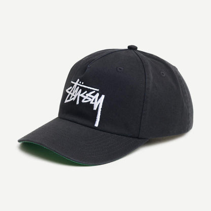 Big Stock Mid Depth Cap - Black