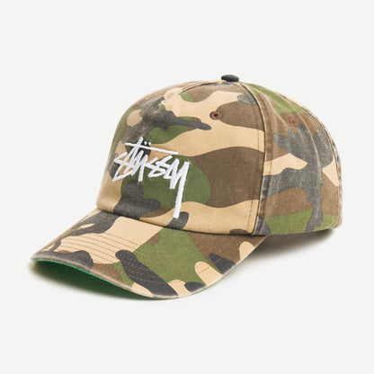 Big Stock Mid Depth Cap - Camo