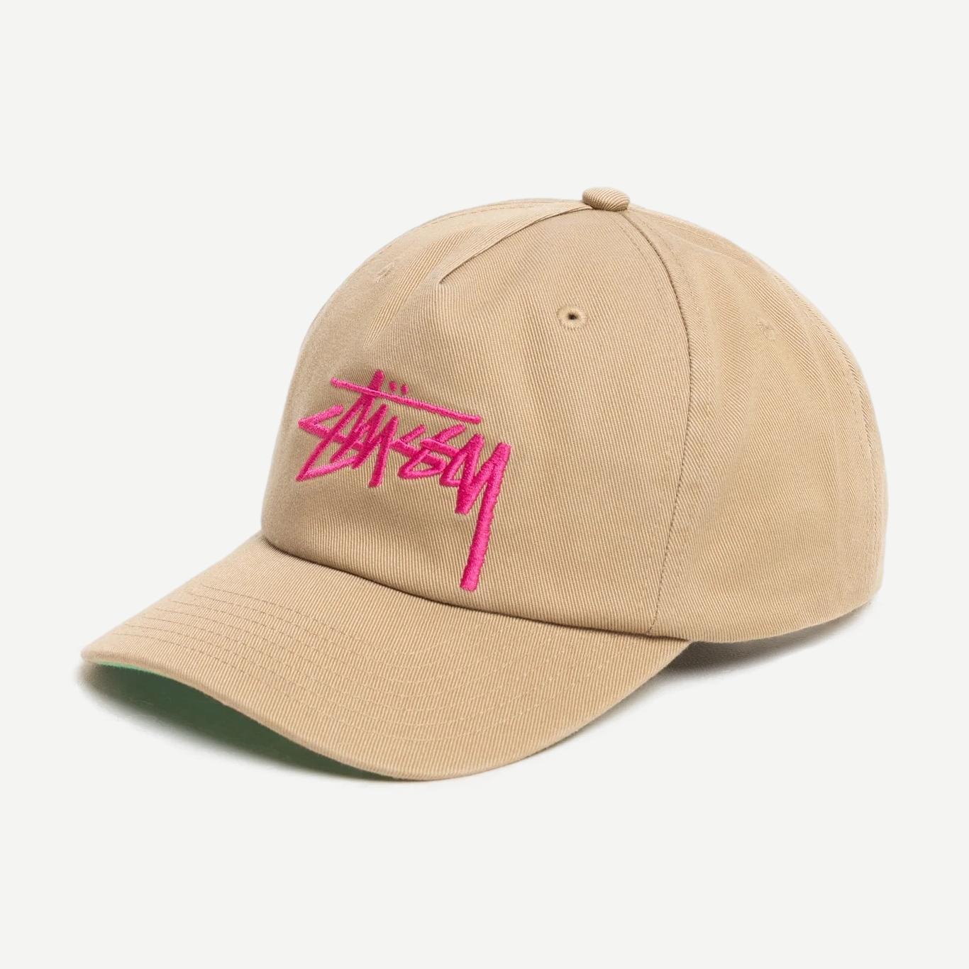 Big Stock Mid Depth Cap - Khaki