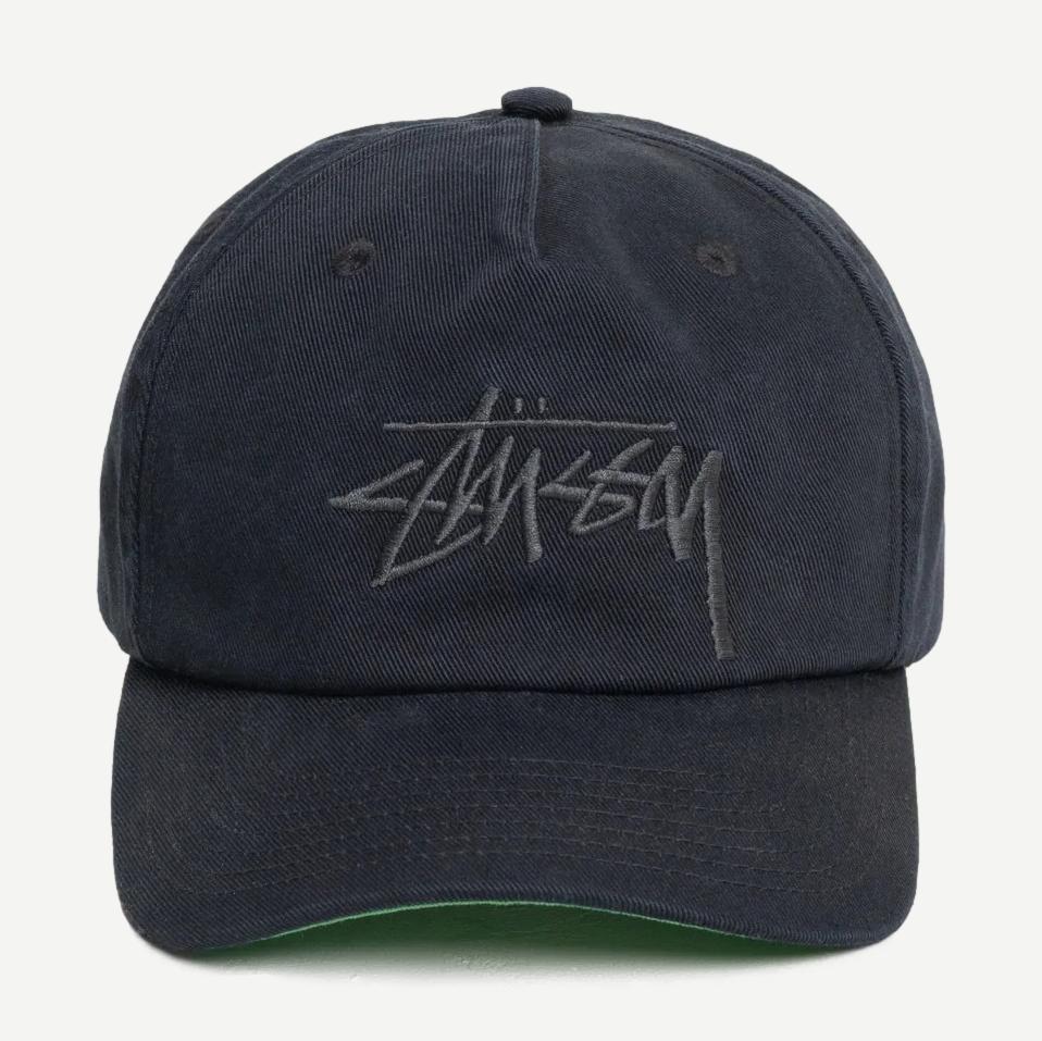 Big Stock Mid Depth Cap - Navy Eclipse