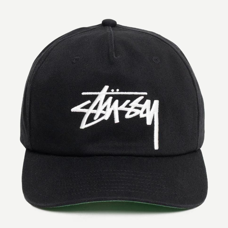 Big Stock Mid Depth Cap - Shadow Black