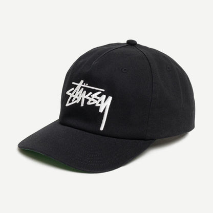Big Stock Mid Depth Cap - Shadow Black