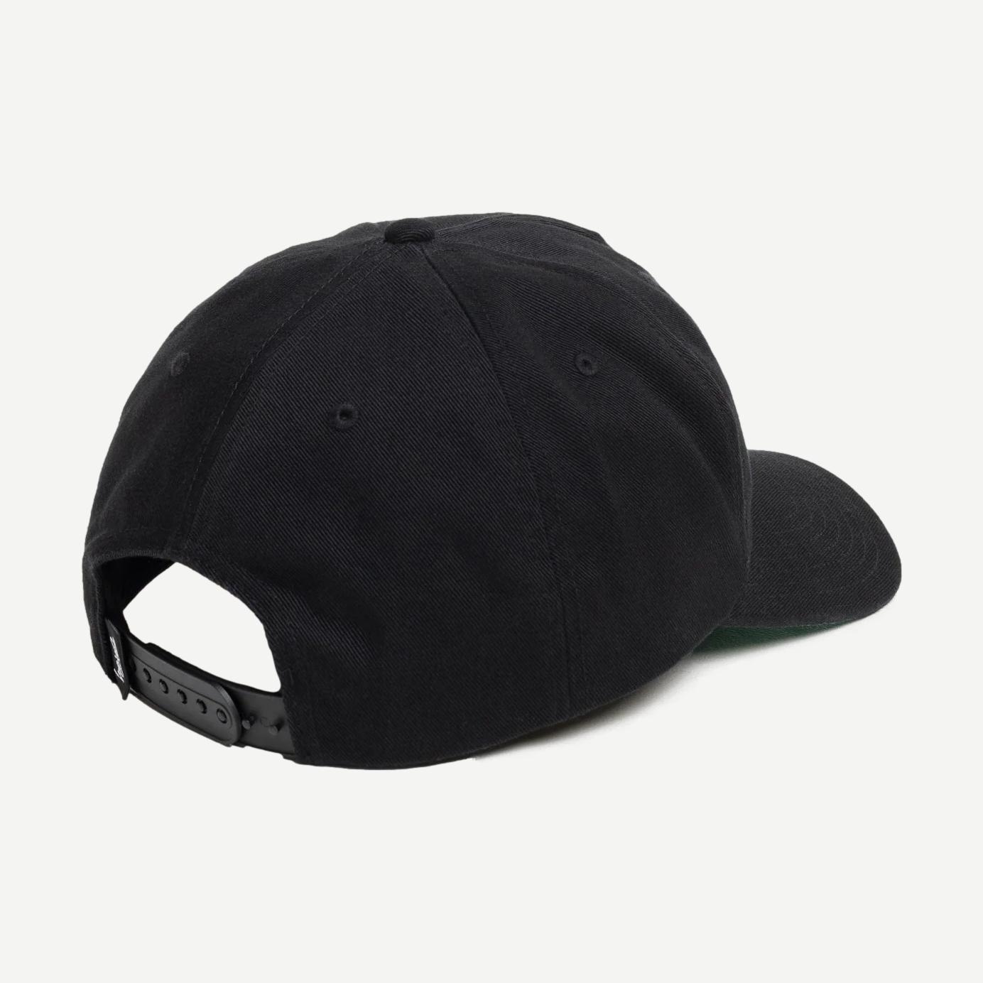 Big Stock Mid Depth Cap - Shadow Black
