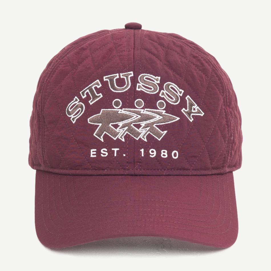 MD Quilted Surfwalk Cap - Wine