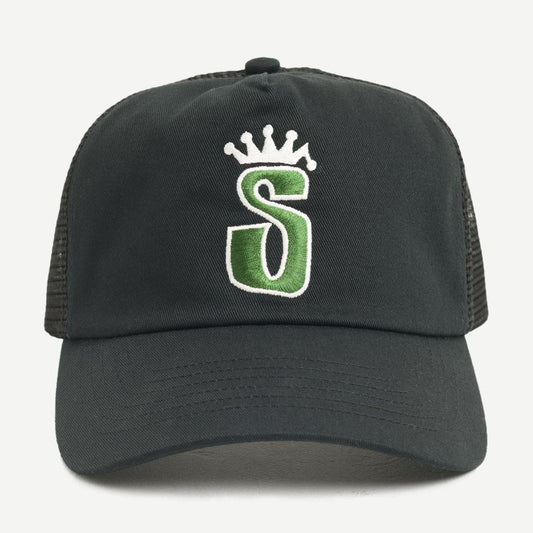 Trucker S Crown Cap - Black