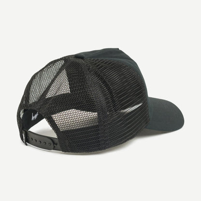 Trucker S Crown Cap - Black