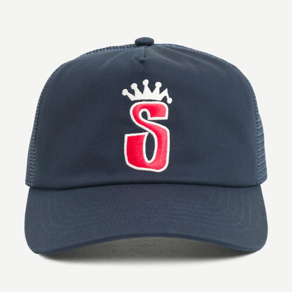 Trucker S Crown Cap - Navy