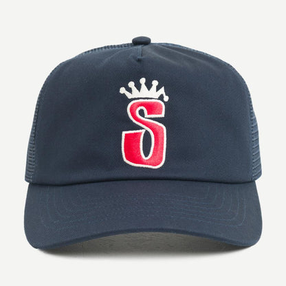 Trucker S Crown Cap - Navy