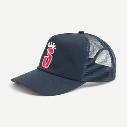 Trucker S Crown Cap - Navy