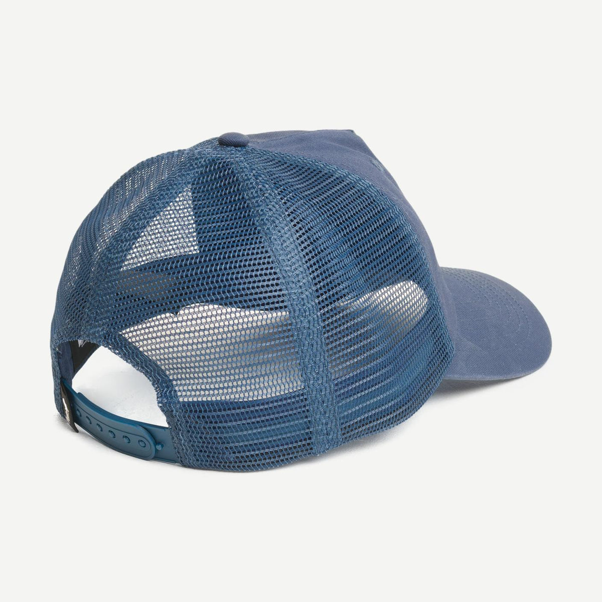 Trucker Cursive Stitch Cap - Navy