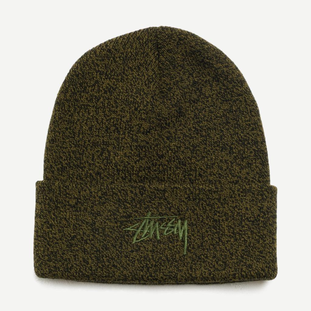 Stock Cuff Beanie - Marled Olive