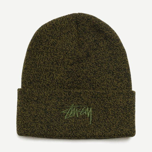 Stock Cuff Beanie - Marled Olive