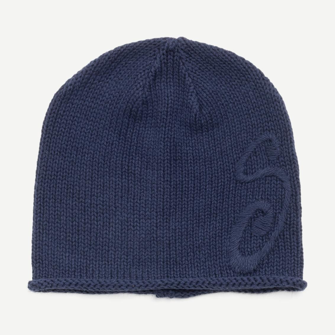 S Knit Skullcap - Navy - Galvanic.co