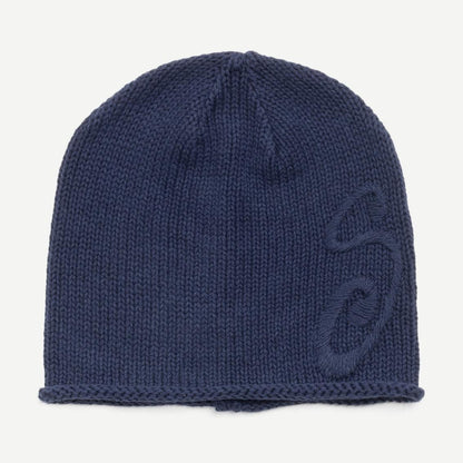 S Knit Skullcap - Navy - Galvanic.co