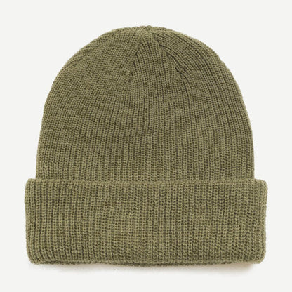 Basic Cuff Beanie - Dark Olive