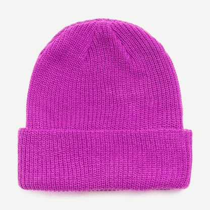 Basic Cuff Beanie - Violet