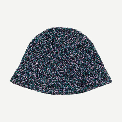 Hemp Stock Knit Bucket - Multi Navy