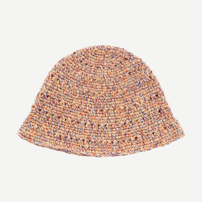 Hemp Stock Knit Bucket - Multi Tan