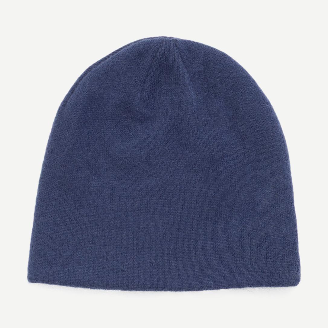 Brushed Out Basic Skullcap - Navy
