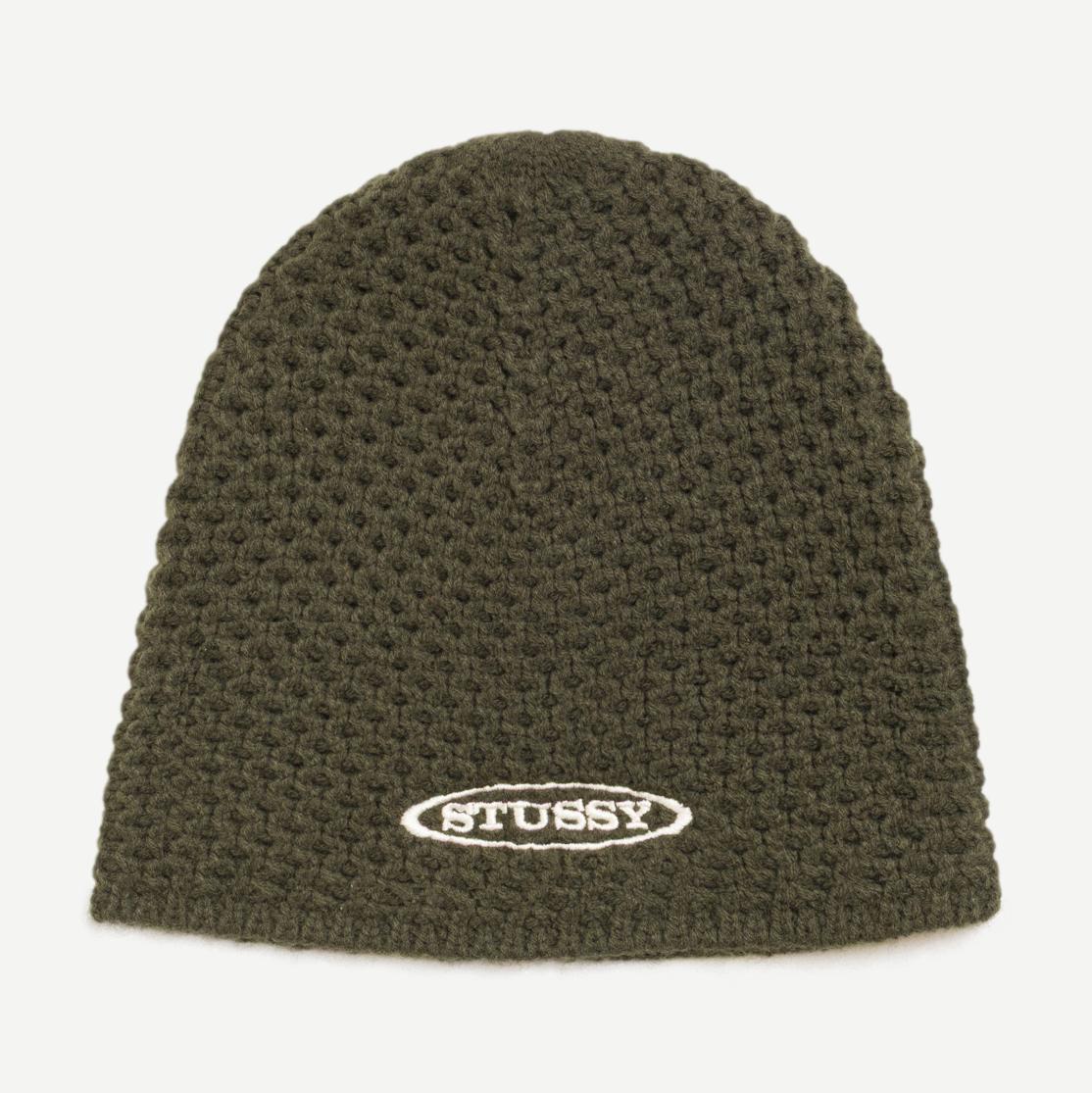 Textured Knit Skullcap - Olive