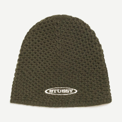 Textured Knit Skullcap - Olive