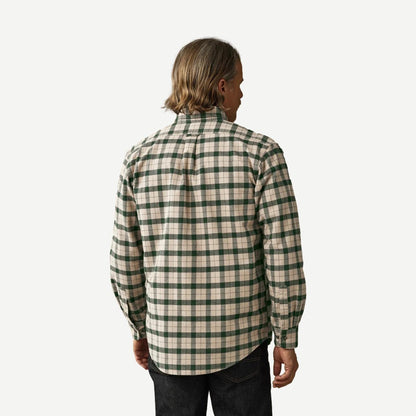 Alaskan Guide Shirt - Oatmeal / Pine Plaid - Galvanic.co
