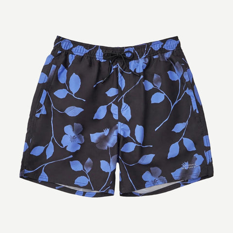 Timothy Floral Impressions Swim Shorts - Black - Galvanic.co
