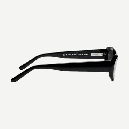 Chimi 09 black eyewear with sleek, modern frame and tinted lenses, showcasing stylish eyewear design by Chimi.