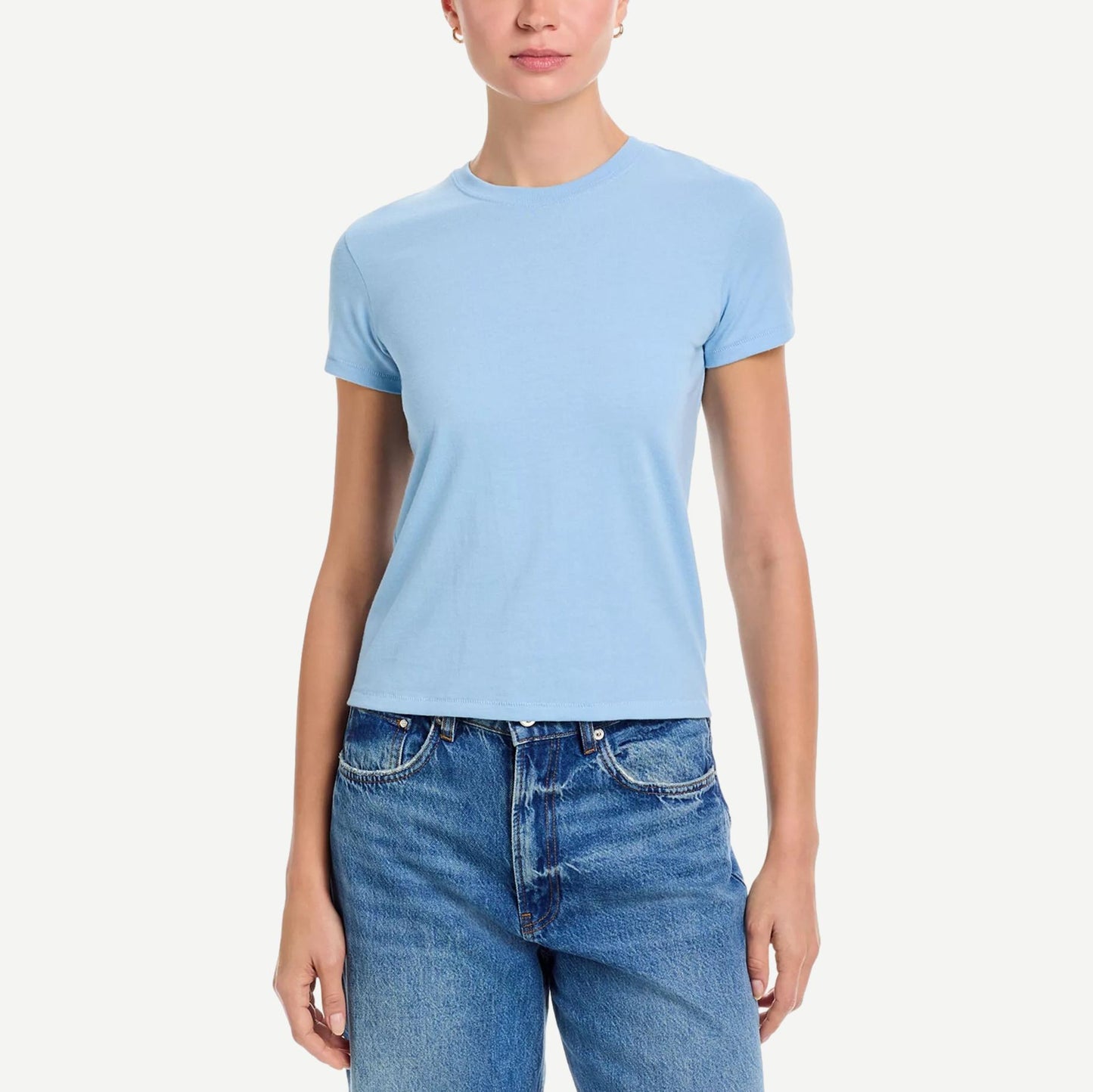 The Vintage Baby Tee - Powder Blue - Galvanic.co