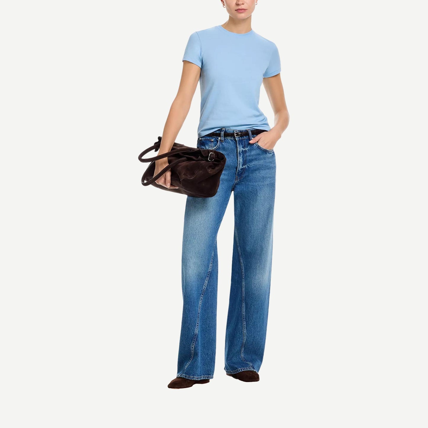 The Vintage Baby Tee - Powder Blue - Galvanic.co