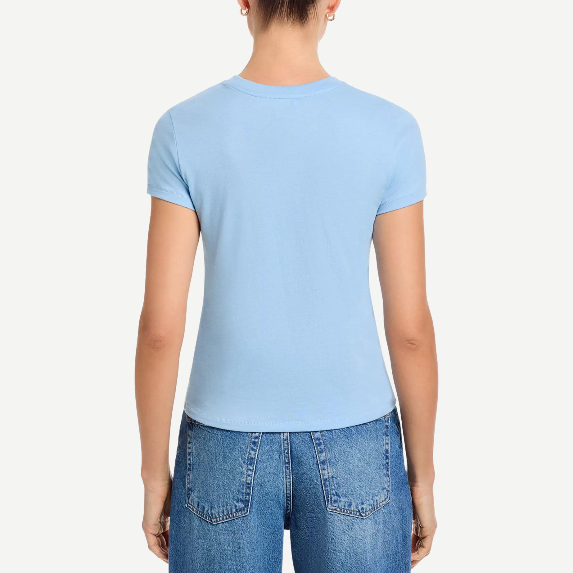 The Vintage Baby Tee - Powder Blue - Galvanic.co
