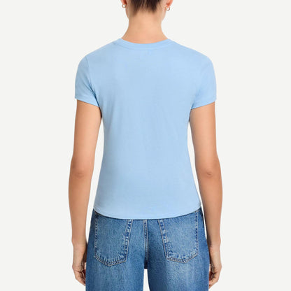 The Vintage Baby Tee - Powder Blue - Galvanic.co